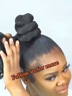 Bun Edges, Edges Control, Top Knot Bun, Knot Bun, Hairstyle Tutorial, Top Knot, Bun Hairstyles, Quick Easy, Hair Tutorial