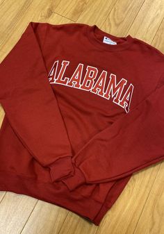 Champion Alabama Crimson Tide Arch Tackle Sweatshirt - Crimson Dallas Shopping, Go Blue, Beer Shirts, Alabama Crimson, Alabama Crimson Tide, Crimson Tide, Long Sleeve Sweatshirt, Fleece Sweatshirt, Crew Sweatshirts