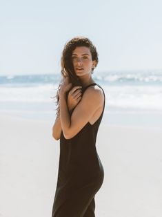 "KEIRA is a open back linen maxi dress. DETAILS - Sleeveless design - Maxi length - Open back - 100% midweight European linen fabric - Cut and sewn to order just for you in our studio COLOR - Black, you can also choose other colors above - Fabric samples are available here https://www.etsy.com/listing/586569696/linen-fabric-samples SIZING & FIT - Fits loose - Bust is approximately 36 inches / 91 cm - Hips is approximately 43 inches / 109 cm - Length is approximately 49 inches / 124 cm - Meas Black Sleeveless Backless Beach Dress, Black Backless Sleeveless Dress For Beach, Black Backless Sleeveless Beach Dress, Black Maxi Sleeveless Dress For Beach, Black Sleeveless Maxi Dress For The Beach, Black Sleeveless Maxi Dress For Beach, Chic Black Linen Beach Dress, Chic Black Linen Dress For The Beach, Black Sleeveless Slip Dress For Vacation