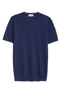 An almond-inspired hue lends refined neutrality to a cotton-piqué T-shirt kept classic with a crewneck and short sleeves. 27 1/2" length (size Medium) Crewneck Short sleeves Dry clean or machine wash, dry flat Made in the UK Men's Designer Clothing French Navy, Designer Clothes For Men, Designer Clothing, Almond, Dry Clean, Short Sleeves, Nordstrom, Crew Neck, Size Medium