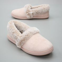 Slipper Loafers, Cozy Campfire, Slide Slipper, Campfire, Faux Suede, Blush Pink, Memory Foam, Shoe Accessories, Mermaid