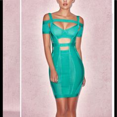 Brand New - No Tags Smokin' Bandage Dress That Sculpts Your Curves Made With Sheer Mesh Fabric Fabric: Bandage (90% Rayon, 9% Nylon, 1% Spandex) Mesh (60% Nylon, 35% Polyester, 5% Spandex) Very Stretchy Color May Vary Due To Lighting On Images No Trades Summer Evening Bandage Dress In Elastane, Summer Evening Elastane Bandage Dress, Summer Evening Bandage Dress Made Of Elastane, Fitted Bandage Cocktail Dress, Knee-length Bandage Dress For Spring, Fitted Cutout Dress, Fitted Elastane Dress With Cutout, Fitted Elastane Dress With Cutout Details, Fitted Bandage Mini Dress For Cocktail