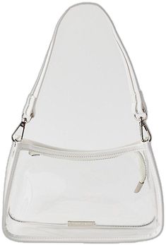 Everyday Crossbody Shoulder Bag With Clear Strap, Clear Shoulder Bag With Clear Strap For Everyday, Everyday Clear Shoulder Bag With Clear Strap, White Clear Plastic Bag With Clear Strap, Clear Plastic Shoulder Bag For Everyday Use, Trendy White Clear Plastic Bag, Modern Clear Shoulder Bag With Adjustable Strap, Clear Plastic Shoulder Bag With Clear Strap, Everyday Clear Plastic Bags