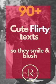 two women hugging each other with the text 90 + cute flirt texts so they smile and brush