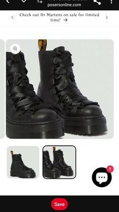 Dr Martens boots🥵 Alternative Style Lace-up Boots With Lug Sole For Streetwear, Gothic Lace-up Boots With Lug Sole, Black High Ankle Lace-up Boots Alternative Style, Edgy High-top Combat Boots With Laces, Edgy High-top Combat Boots With Reinforced Heel, Black Alternative Style Platform Combat Boots, Black Platform Combat Boots Alternative Style, Black Platform Combat Boots, Alternative Style, Black Platform Combat Boots In Alternative Style