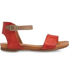 Miz Mooz Alanis Flat Sandal (Women) | Nordstrom Leather Footbed Sandals With Removable Insole And Ankle Strap, Leather Ankle Strap Sandals With Leather Footbed, Ankle Strap Sandals With Leather Sole, Adjustable Ankle Strap Sandals With Leather Footbed, Leather Sandals With Ankle Strap And Buckle Closure, Adjustable Ankle Strap Leather Sandals, Casual Leather Footbed Sandals With Ankle Strap, Leather Ankle Strap Sandals With Buckle Closure, Casual Leather Ankle Strap Footbed Sandals