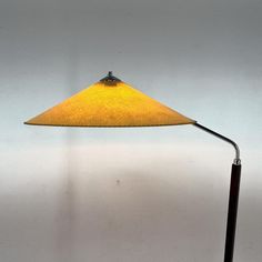 a lamp that is on top of a table