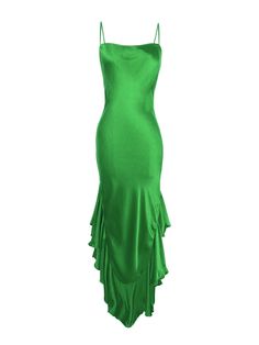 BIAS CUT SILK GREEN DRESS Paloma Dress, Cute Formal Dresses, Iconic Dresses, Everyday Dresses, Fashion Today, Green Silk, Looks Vintage, Fancy Dresses, Luxury Outfits