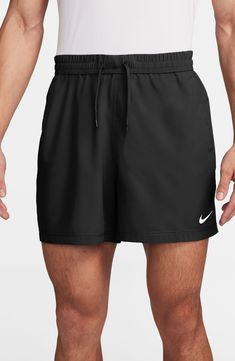 Built from moisture-wicking fabric and fitted with a no-slip waistband, these stretchy shorts keep you cool as your workout warms up. Dri-FIT moisture-wicking technology 100% polyester Machine wash, dry flat Imported Model stats: 6'1" height, 32" waist. Model is wearing size Medium. Nike Athletic Shorts With Built-in Shorts For Training, Nike Athletic Shorts With Built-in Shorts And 4-way Stretch, Nike Nylon Sports Shorts, Nike Gym Shorts With Elastic Waistband, Stretch Swim Trunks With Elastic Waistband For Training, Nike Moisture-wicking Nylon Athletic Shorts, Nike Moisture-wicking Nylon Shorts, Nike Athletic Nylon Shorts With Elastic Waistband, Nike Activewear With Built-in Shorts For Summer