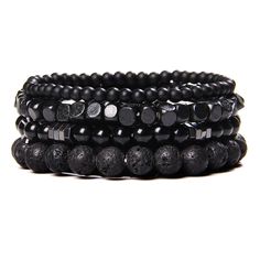 NEW UNISEX BLACK LAVA ONYX BEADS BRACELETS! THE REVIEWS SPEAK FOR THEMSELVES. Check out the newest Unisex Black Lava Onyx Beads Bracelet in our stock priced at just US $14.95. Our latest addition means you have a greater selection of Men's Bracelets items to shop from, all on our website. Shop (and buy) with confidence through our high-quality craftmanship and many glowing customer reviews. Take a closer look below! UNISEX BLACK LAVA ONYX BEADS BRACELET INFORMATION Any questions left? Then feel free to contact us in any convenient way, and don’t be shy to ask anything you want to know because we're always happy to answer any question. Introducing our TRENDY Beaded Bracelet, a stylish and versatile fitness tracker suitable for both women and men. Crafted with high-quality natural stone bead Black Labradorite, Lava Stone Bracelet, Black Beaded Bracelets, Hematite Bracelet, Men Bracelet, Labradorite Bracelet, Natural Stone Beads, Natural Stone Bracelets, Unisex Bracelets