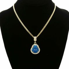 - 3mm Width And 24” Length - Real 14k Gold Plated - High Quality Will Not Tarnish! Long Lasting! - Comes With Chain - Unisex Blue Diamond Jewelry Stamped 14k, Blue Vvs Clarity Pendant Jewelry, Blue Pendant Jewelry With Box Chain, Motorcycle Chain Bracelet, Shark Pendant, Ruby Necklace Pendant, Bullet Necklace, Money Pictures, Hand Necklace