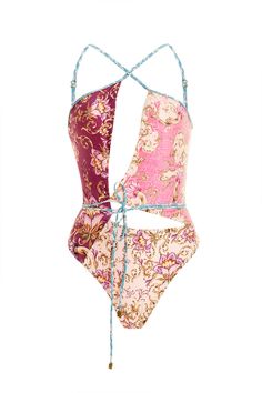 Merzin Betsy Cut-out One Piece | Agua Bendita | 11569 – Agua Bendita US Swimsuit Inspo, Cut Out One Piece, Swim Suits, Family Beach, Cute Bikinis, Beaded Trim, Lookbook Outfits, Summer Clothes