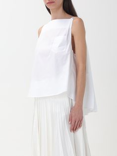 Sacai Outlet: Top e bluse donna - Bianco | Top E Bluse Sacai 2407305 online su GIGLIO.COM