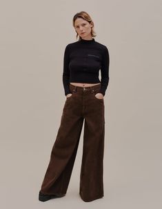 Oversized Belt, Eckhaus Latta, Solid Brown, Ultra Wide, Wide Jeans, Nickel Hardware, Classic Shoes, Baggy Jeans, Bright Green