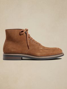 Lace-Up Suede Boot | Banana Republic Factory Utilitarian Style, Suede Leather Shoes, Banana Republic Factory, Men's Boots, Suede Boots, Chukka Boots, Boots Men, Suede Leather, Leather Men