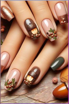 Check for Ideas on Spring Nails with Square Shape and Colorful Design! Spring 2021 Beautiful Nail Art Designs and Tips for Your Short Nails! Toenails Colors, Character Nails, Classy Nail Art Ideas, Holloween Nails, Rainbow Nail, Thanksgiving Nail Designs, Thanksgiving Nail Art, Thanksgiving Nail, Outdoor Girls