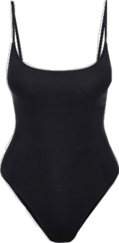 Sleeveless Black Bodysuit With Built-in Bra, Black Seamless Backless Bodysuit, Black Seamless Shapewear Swimwear, Black Shapewear Bodysuit With Lined Body, Seamless Black Bodysuit For Swimming, Seamless Black Swimming Bodysuit, Black Seamless Bodysuit For Swimming, Black Lined Swimwear, Black Sleeveless Bodysuit With Built-in Bra