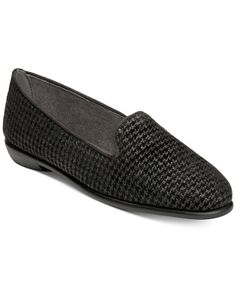 in stock Comfortable Black Flats With Leather Footbed, Black Synthetic Flats With Leather Sole, Black Slip-on Flats With Textured Footbed, Black Textured Footbed Slip-on Flats, Comfortable Black Synthetic Flats, Black Cushioned Flats For Fall, Black Flats With Textured Sole For Fall, Gold Shoes Flats, Animal Print Flats