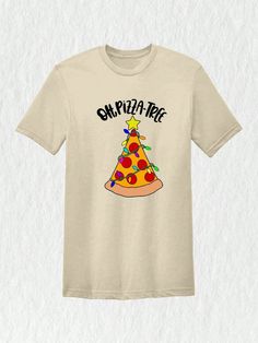 This Oh Pizza Tree T-Shirt is the perfect Christmas gift for pizza lovers. The shirt features a Christmas tree made out of pizza slices, making it a fun and unique addition to any holiday outfit. It's a great gift for anyone who loves pizza and wants to show off their love for the delicious food during the holiday season.Oh Pizza Tree T-Shirt, Pizza Lover Christmas Shirt, Pizza Slice Tee, Christmas Outfit, Christmas Tree Costume, Pizza Pieces Gift Sand Casual  Short Sleeve  Animal,Cartoon,Christmas,Colorblock,Figure,Geometric,Graphic,Letter,Plaid,Striped,Plants,Textured Pattern    Women Clothing, size features are:Bust: ,Length: ,Sleeve Length: Pizza Tree, Christmas Tree Costume, Tree Costume, Piece Of Pizza, Plant Texture, Outfit Christmas, Cartoon Christmas, Love Pizza, Pizza Lovers