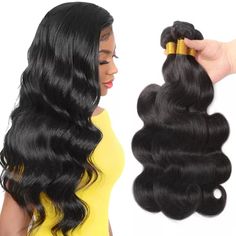 Brazilian Body Wave 100% Raw Human Hair. Quick Braids, Raquel Welch Wigs, Body Wave Bundles, Halo Hair Extensions, Human Hair Color, Hair Body Wave, Halo Hair, Halloween Wigs, Ombre Wigs