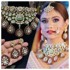 Very beautiful handmade rajwari necklace set Sabyasachi Wedding, Bridal Choker, Glamour Dress, Wedding Jewellery, Engagement Jewelry, Wedding Jewelry Sets, Wedding Necklace, Indian Jewelry, Necklace Set