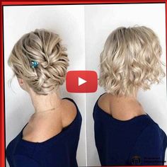 ▷ Richtig schöne Brautfrisuren für kurze und schulterlange Haare sowie zauberhafter Haarschmuck...r eure Hochzeitsfrisur besonders macht hairstyles for medium length hair curly, hairstyles for medium length hair formal, updos for medium length hair, hairstyles for medium length hair braids.. Short Hair Updo Tutorial, Trendy Bob Hairstyles, Natural Curly Hair Cuts, Short Hair Images, Hairstyles For Layered Hair, Up Dos For Medium Hair, Hair Volume