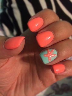 Nail Art Orange, Vacation Nail Designs, Pedicure Gel, Beach Nail Art, Beach Nail Designs, Beach Nail, Gel Pedicure, French Pedicure