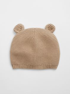 Baby Garter Bear Hat Knit Inspiration, Gap Outfits, Baby Outerwear, Bear Hat, Tatty Teddy, Baby Boy Shoes, Girl Clothing, Baby Outfits Newborn