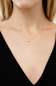 The perfect gift for someone special, this 14-karat gold necklace showcases a slender chain anchored with a single pear-shaped bauble. Style Name:Bony Levy 14K Gold Pear Pendant Necklace (Nordstrom Exclusive). Style Number: 5862857. Available in stores. Pear Shaped Pendant, Pear Pendant, Bony Levy, Necklace Craft, White Gold Necklaces, Gold Necklace Women, Someone Special, Cool Necklaces, Link Necklace