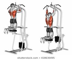 an image of a man doing the back press