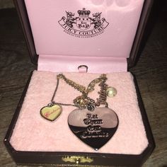 Unopened W/ Tags Either 3-5 Juicy Couture Necklaces And Comes With Clasp Box (I Didn’t Want To Unravel The Packaging To Count The Actual Number Of Necklaces) Luxury Silver Jewelry For Birthday Gift, Silver Metal Jewelry For Birthday Gift, Cupcake Necklace, Pink Stone Necklace, Engagement Ring Necklace, Gold Crystal Necklace, Juicy Couture Necklace, Couture Necklace, Lucky Brand Necklace