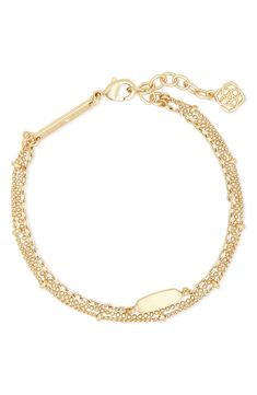 Kendra Scott Fern Multi-Strand Bracelet | Nordstrom Kendra Scott Bracelet, Curved Bar Necklace, Diamond Bar Necklace, Preppy Jewelry, Dainty Diamond Necklace, Jewelry Accessories Ideas, Multi Strand Bracelet, Dope Jewelry, Jewelry Essentials