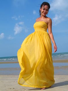 Yellow dress, Bridesmaid dress,White wedding dress,Maternity Dress, chiffon dress,woman dress,Beach Strapless Summer Dress For Beach Cover-up, Summer Strapless Dress For Beach Cover-up, Breezy Maxi Length Beach Cover-up Dress, Summer Flowy Beach Cover-up Dress, Flowy Long Sundress For Beach Cover-up, Beach Maxi Dress With Flowy Skirt, Floor-length Sundress For Beach Cover-up, Bohemian Strapless Dress For Beach, Strapless Beachwear Maxi Dress For Party