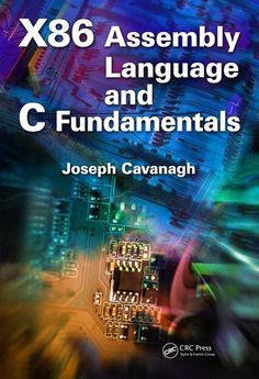 the book cover for x86 assembly language and fundamentals by joseph cavanach