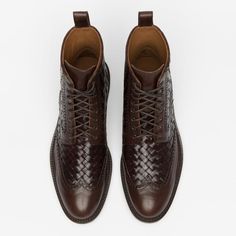 The Saint Boot in Espresso Spain Team, Taft Boots, Brown Dress Boots, Taft Shoes, Leather Inlay, High Quality Boots, Espresso Brown, Beautiful Boots, The Saint