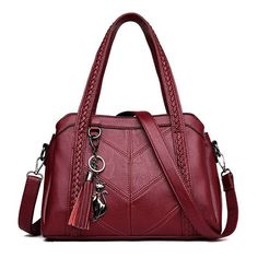 Find 2023 Women Tote Bag Female Handbag Shoulder Bag Genuine Leather Crossbody Bag on eBay in the category Clothing, Shoes & Accessories>Women>Women's Bags & Handbags. Hand Bags For Women, Sacs Design, Casual Tote Bag, Patent Leather Handbags, Red Bag, Genuine Leather Totes, Leather Handbags Women, Women Bags Fashion, Designer Crossbody Bags