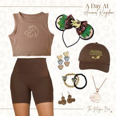 Casual Animal Kingdom day fit! • • All items linked in post! • • #DisneyOutfit #DisneyFashion #MickeyEars #DisneyStyle #DisneyParkFashion #MagicalOutfit #DisneyBound #DisneyParkDayAttire #DisneyTrip #DisneyParks #AnimalKingdomOutfit #EpcotOutfit #HollywoodStudiosOutfit #MagicKingdomOutfit #DisneyWorldOutfit #DisneyMustHaves #LikeToKnowIt #WomensFashion • • Follow my shop @themagicbee on @shop.ltk Disney Outfits For Animal Kingdom, Summer Disneybound Outfits, Disney Bounding Merida, Disneybound Animal Kingdom, Animal Kingdom Bounding, Epcot Inspired Outfits, Disney Animal Kingdom Outfit Ideas, Lion King Disney Outfit, Disney Bound Animal Kingdom