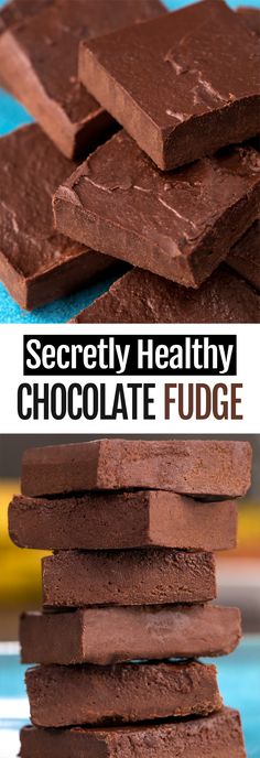 chocolate fudge is an easy dessert that's ready to be eaten