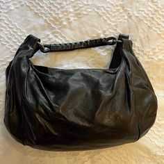 Vintage Ysl Black Leather Purse. Excellent Used Condition. Two Sizes Of Straps. Slightly Weathered Silver Link- Reflected In Price. Saint Laurent Purse, Vintage Yves Saint Laurent, Saint Laurent Bags, Vintage Ysl, Yves Saint Laurent Bags, Bags Vintage, Black Leather Purse, Leather Purse, Leather Purses