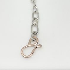 Alternating size paperclip link bracelet with 14k Rose gold hook clasp. Also available in all silver. Adjustable size, can be hooked on shorter links. Each piece of Anne Waddell jewelry is handmade by Anne in her home studio in Excelsior, MN Bag Icon, Hook Clasp, Instagram Icons, Home Studio, Paper Clip, Earring Necklace, Silver Bracelets, Ring Necklace, Link Bracelets