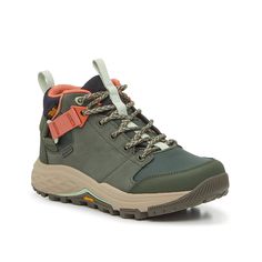 Teva-Grandview GTX Hiking Boot - Women's Explore the wilderness while feeling your best in the Grandview GTX hiking boot from Teva. This waterproof ankle boot features a foot-stabilizing nylon shank, cushiony EVA foam midsole and a Vibram Mega Grip rubber sole for lasting traction. Women’s Hiking Shoe, Teva Boots, Womens Hiking Boots, Women’s Hiking Boots, Lightweight Hiking Boots, Best Hiking Boots, Hiking Boots Women, Hiking Boot, The Wilderness