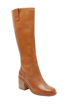 Take your office style up a notch with this knee-high leather boot lifted by a just-right block heel. 3" heel; 1/2" platform (Size 8.5) 15 1/4" shaft; 15 1/2" calf circumference Cushioned footbed Slip-resistant sole Leather upper/synthetic lining/rubber sole Imported Outfits 2023, Knee High Leather Boots, Leather Boot, Office Style, Office Fashion, Boot Shoes Women, Nice Shoes, Knee High Boots, Leather Boots