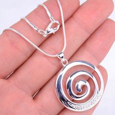 Our Store Category   ####   Weekly Special   ####  70% OFF  + 20% OFF on each extra item #### 925 Sterling Silver Hypo-allergenic Swirl Maze Shaped Pendant+ Necklace Set Y670     Product Description: Model (Product SKU) Y670 Metal type 925 Sterling Silver Style Necklace Weight 11.37 gram Size Pendant: 30 mm * 34 mm (1.18*1.31 inch), Necklace Chain: 1.2 mm Wide x 16/18/20/22/24/26/28/30/32/34/36/38 inch long Color Silvery White Quantity One Piece of Pendant + One Piece of Necklace Note *** Pictur Necklace Pictures, Crystal Necklace Pendant, Style Necklace, Necklace Chain, Crystal Pendant, Chains Necklace, Necklace Set, Types Of Metal, Silver Fashion