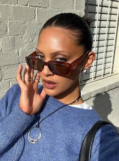 Sunglasses  Rectangular shaped, moulded nose bridge, smoked tinted lens  100% PC Sunglasses On Head, Sunglasses Rectangular, Baby Crop Top, Pink Formal Dresses, Corsets And Bustiers, Long Sleeve Tops Casual, Rectangle Sunglasses, Strapless Tops, Floral Blue Dress