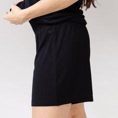 Shake up your loungewear with our Women’s Bamboo Rib-Knit Shorts. Featuring a thicker waistband that provides first-class coziness, these rib-knit bamboo shorts are crafted from a breathable bamboo viscose to keep your stems cool and carefree for a night of sleep or day of errands. No chafing, no riding up, no regrets. Wear them with our Women’s Rib-Knit Tee for a matching loungewear set. DETAILS: 97% Premium Viscose from Bamboo, 3% spandex Unique rib-knit viscose from bamboo fabric offers supre Solid Color Comfort Waistband Shorts For Loungewear, Comfy Solid Color Loungewear Shorts, Comfortable Solid Pajama Shorts, Comfortable Solid Color Pajama Shorts, Cozy Cotton Shorts For Relaxation, Comfortable Lounge Shorts, Solid Color Shorts With Ribbed Waistband For Loungewear, Comfy Loungewear Shorts, Cozy Relaxed Fit Shorts For Relaxation