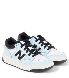 480 leather sneakers in blue - New Balance Kids | Mytheresa New Balance Kids, Target Kids, Baby Boy Shoes, Boys Sneakers, Sneakers Blue, Shoe Box, Boys Shoes, Leather Sneakers, New Balance