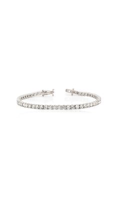 Give the gift of eternal luxury with this stunning 7" diamond tennis bracelet. Adorned with sustainable lab-grown, round cut, 9.25 carats, E/F color, VS clarity diamonds in a 4-prong setting on 14K white gold, this gorgeous stackable piece is the perfect present for loved ones or even yourself. *Note: Please inquire with customerservice@generationloveclothing.com if you would like a different size. Lead time for inquiries will take up to 3 weeks. 7 day return for store credit only. No exchanges Tennis Bracelet With Lab-grown Diamond Accents, Moissanite Jubilee Tennis Bracelet In Fine Jewelry Style, Moissanite Jubilee Tennis Bracelet Fine Jewelry, Moissanite Jubilee Tennis Bracelet, White Gold Tennis Bracelet With Lab Grown Diamonds, Platinum Tennis Bracelet With Brilliant Round Cut, Formal Tennis Bracelet With Brilliant Cut Lab Grown Diamonds, Diamond White Moissanite Tennis Bracelet With Brilliant Cut, Formal Lab Grown Diamond Tennis Bracelet With Brilliant Cut