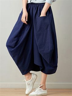 Description Product ID: DS2032380 Material: Cotton, Linen Pattern: Solid Color Season: Spring, Summer, Autumn Style: Casual, Fashion Occasion: Daily, Vacation, Street Package included: 1*Skirt Size Chart (Asian Size): Please allow 1-3 cm measured error. Tag Size Length Waist cm | inch cm | inch One Size 80cm | 31.4'' 60-110cm | 23.6''-43.2'' Lantern Skirt, Linen Skirts, Skirts Summer, Big Size Dress, Skirt Y2k, Leisure Fashion, Long Skirts For Women, Linnet, Deep Gray