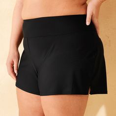 These Mid-Rise Swim Boyshorts from Shade & Shore™ make a sleek addition to your swim wardrobe. Made from soft tricot fabric with added spandex, these mid-rise boyshorts keep you moving comfortably in and out of the water. A wide waistband gives you a stay-put fit, and the full-coverage design provides confident wear. Shade & Shore™: Made for the sun & fit for fun. Tricot Fabric, Swim Suit Bottoms, Cheeky Bikinis, Wide Waistband, Swimwear Fashion, Boy Shorts, Womens Swim, Fitness Fashion, Mid Rise