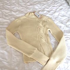 Nwt Ivory Turtleneck Sweater With “Twist” Detail Down The Front Ivory Turtleneck, Ivory Sweater, Colorful Sweaters, Turtleneck Sweater, Sweaters For Women, Turtle Neck, Twist, Cream, Women Shopping